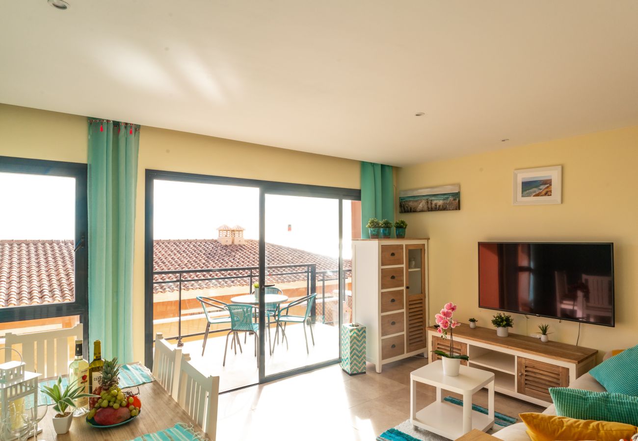 Apartament w Caleta de Fuste - Lucky Thirteen – Apartament z widokiem na ocean