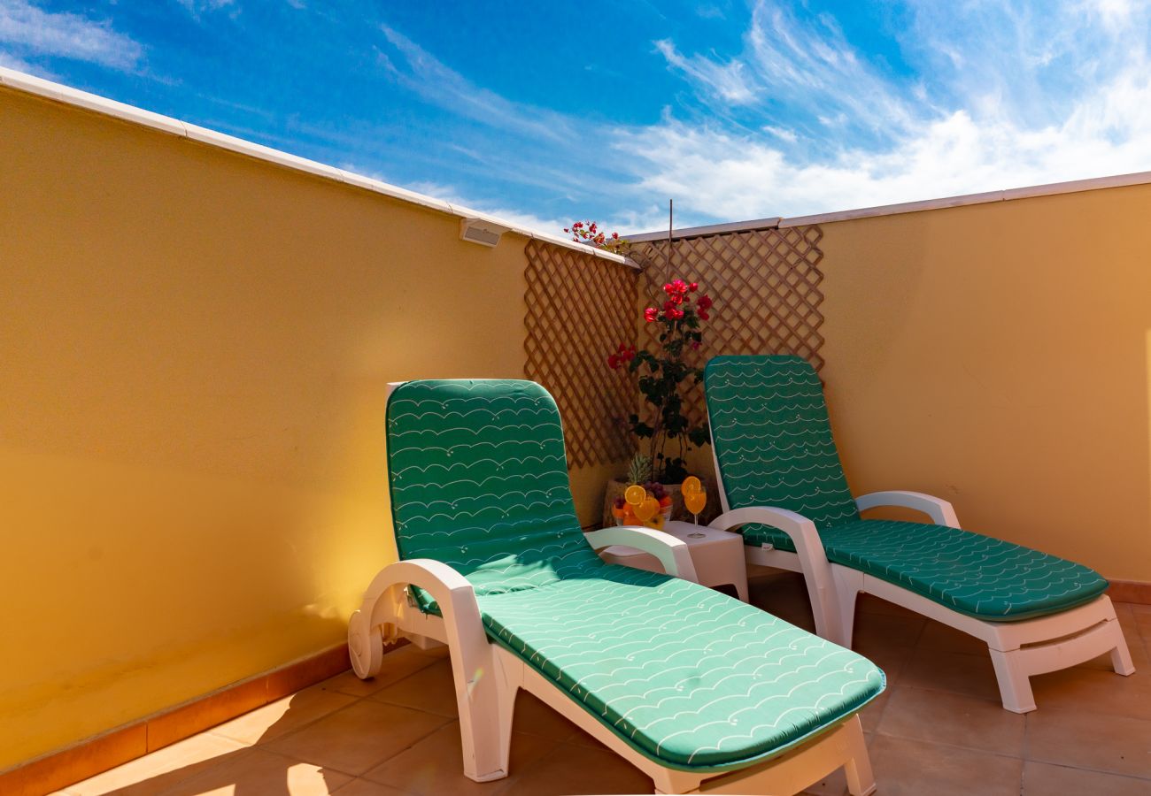 Apartament w Caleta de Fuste - Lucky Thirteen – Apartament z widokiem na ocean