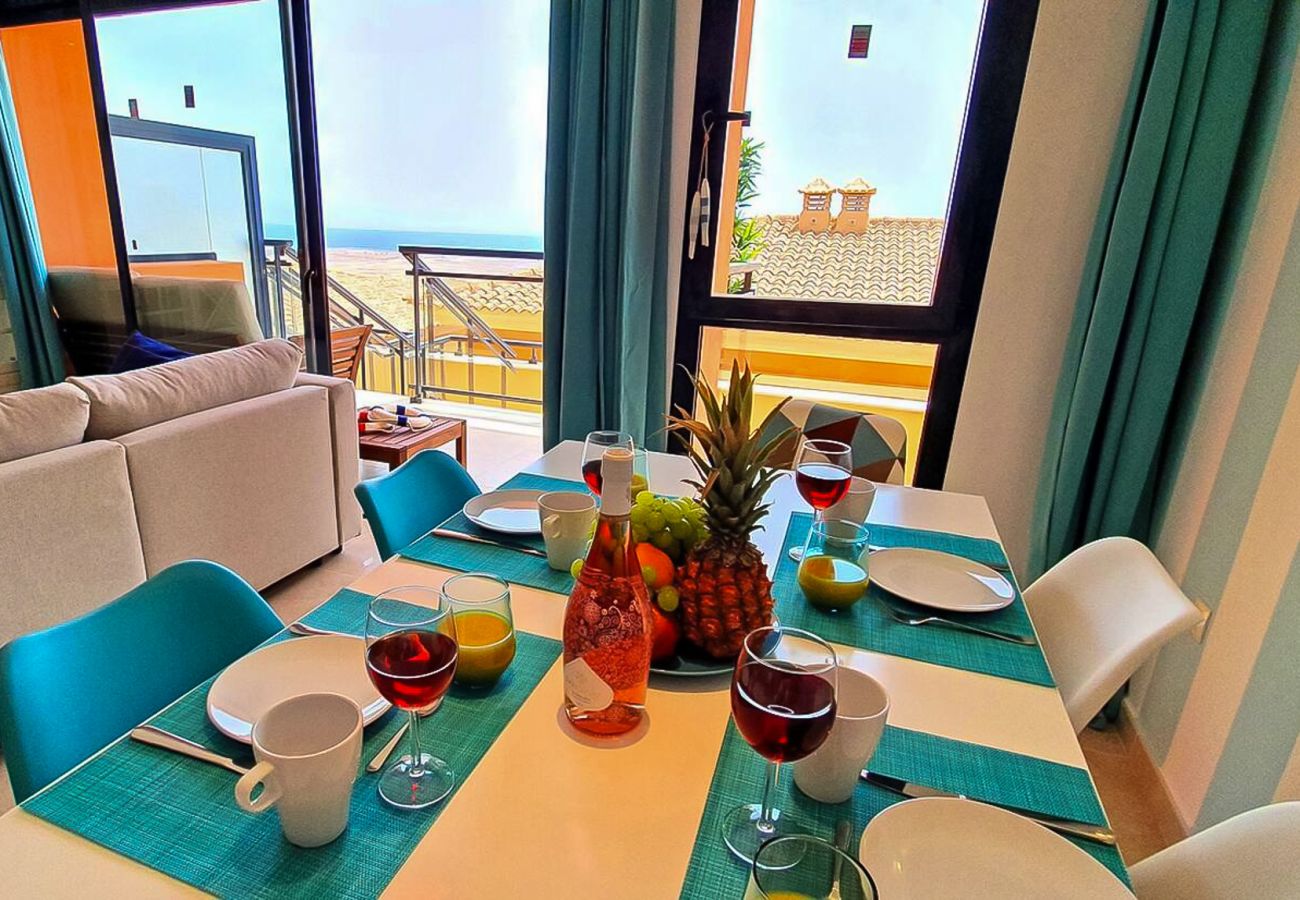 Apartament w Caleta de Fuste - Panorama Blue – Widok na ocean / max 10os.